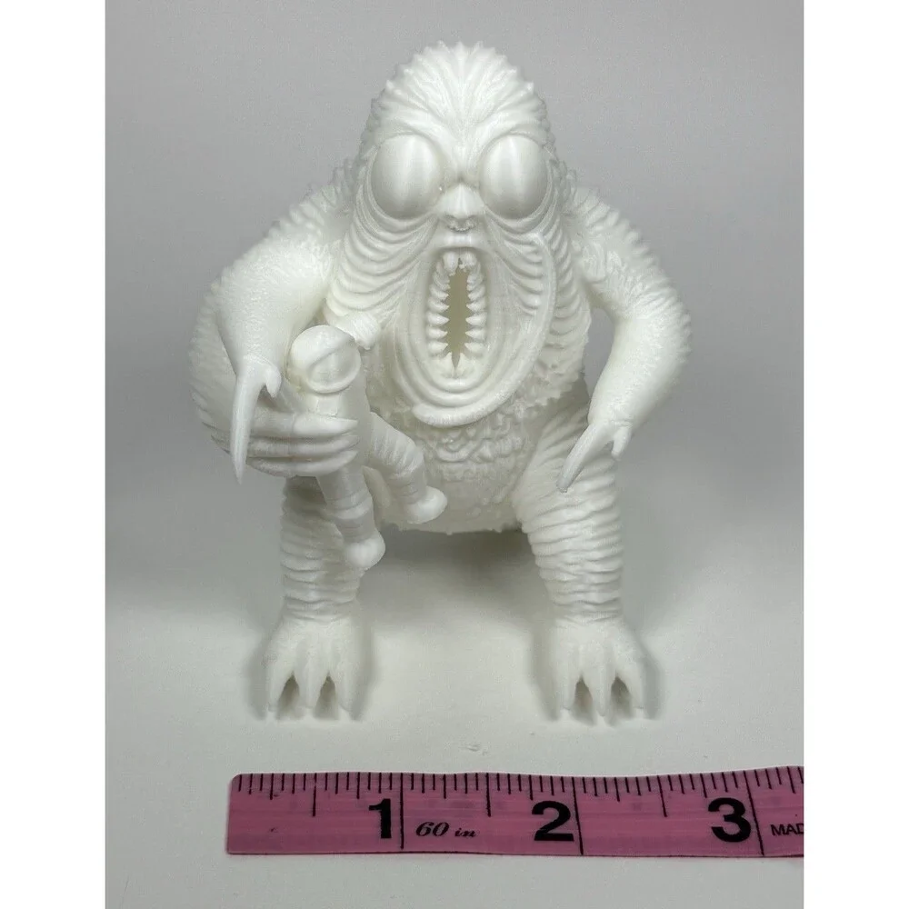Battle Beyond The Sun (1959) White Paintable Monster Toy With Astronaut
